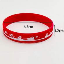8pcs Christmas Party Silicone Bracelets Wristbands Festival Celebration Gift Wristbands