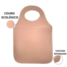 Universal Leather Car Trash Can - Beige - View 2