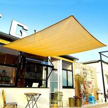 90% Shade Cloth For Garage And Pool, UV Protection And Quick Installation - Coffee Brown - View 3