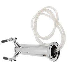 Draft Beer Kegerator Tower Stainless Steel Double Beer Tap Faucet For Home Bar Beer Brewing Kegs - Multicolor - View 9