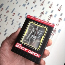 Human Anatomy Transparent Playing Cards - 3D Skeleton, Muscle, Organ Patterns, Waterproof Material - Educational Tool For Medical Students And Anatomy Enthusiasts - 透明 - 查看 10