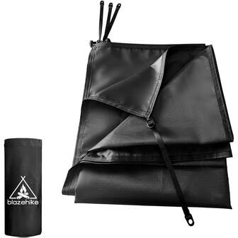 blazehike Premium Tent Footprint, PU3000,Oxford Ripstop Fabric, Durable ,Tarp Ground Sheet For 2 Person Backpacking Tent Floor Protector For Hiking, Camping, Beach And Picnic (Rectangle(90.6" L X 59" W)