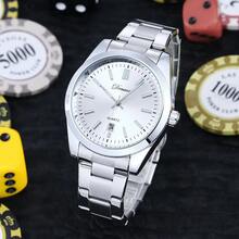 1件装男士休闲简约商务防水石英夜光手表 - 均碼 - 查看 8