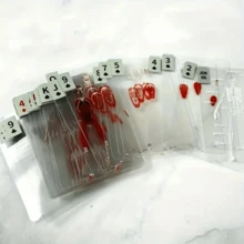 Human Anatomy Transparent Playing Cards - 3D Skeleton, Muscle, Organ Patterns, Waterproof Material - Educational Tool For Medical Students And Anatomy Enthusiasts - 透明 - 查看 1