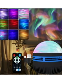 [Magical Galaxy Projector] 14 Effects Galaxy Star Projector, Northern Lights LED Atmosphere Projection Lamp Aurora Borealis Starry Sky Projector, For Room Home Decorations, Home Theater, Gift Decoration, Magical Projection Lamp Gifts, Holiday Party - Multi-color light - View 9