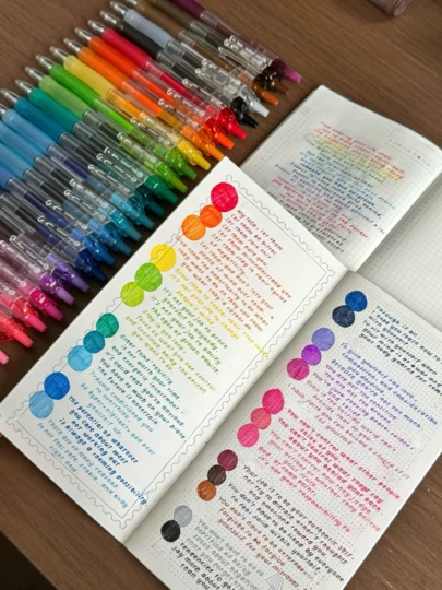 0.5mm Colorful Signature Pens, Suitable For Writing, Drawing, Office, Meetings, Note-Taking, Calligraphy, Highlighting, And Back To School Supplies