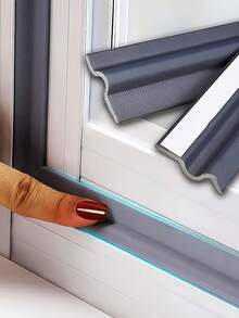 1pc Window And Door Seals: Self-Adhesive Waterproof, Dustproof, Insect-Proof, Soundproof, And Weatherproof Tape. Door Insulation, Multi-Purpose Barrier, Versatile Seal, Flexible Sealant, Long-Lasting Durable Strip, Waterproof Sealant, Insulation Tape, Draft-Proofing, Suitable For Tenants And Contractors. - Multicolor - View 2