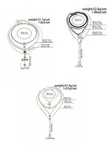 4pcs Punk Minimalist Cross Necklaces, Men's Vintage Faux Pearl Layered Y-Necklace, Suitable For Daily Wear And Parties - 4-piece Set - View 7