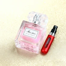 1PC Women's Perfume Spray With Free Portable Perfume Refill Bottle, Perfume Sweet Body Spray 45ml Pink Penoy And Apricot Fruit Sicilian Orange Perfume Long-Lasting Spray, Perfect For Mother's Day, Birthday Party, Wedding, Summer Vacation Beach Outdoor Sports Christmas Gift. - 花卉印花 - 查看 4