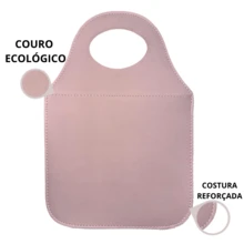 Universal Leather Car Trash Can - Rose Red - View 2