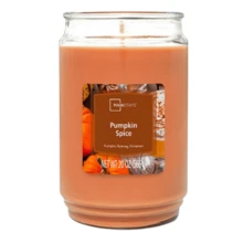 FabFinds Mainstays Pumpkin Spice Candle 20oz (566g) - White - View 2