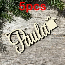 1/3/5 Stück personalisierte Weihnachts-Acryl- & Holz-Wort-Ornamente, individualisierbare Name/Nachricht Hängedekoration für Weihnachtsbaum, Tischplatzierung, Weihnachtsgeschenk-Anhänger für Familie, Freunde, Feiertags-Party, Heim-Dekoration, Fröhliche Weihnachten, Freude, Frieden, Glaube, anpassbare Hängeornamente, Thanksgiving, Neujahr, Festliche Dekorationszubehör, perfekte Feiertags-Geschenke für Kinder, Erwachsene, Festliche Heim-Party, Tisch-Mittelstück-Dekoration - Mehrfarbig (Weihnachten1) - Übersicht 49