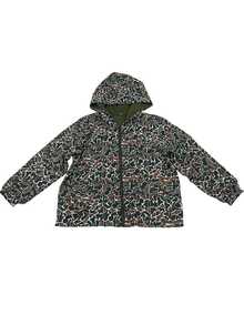 Camo Windbreaker For Men,Full Zip Up Windproof Jacket Waterproof Lightweight - 軍綠色 - 查看 2