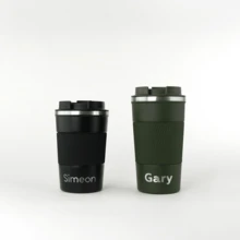 Personalised Insulated Tea/Coffee Cup - Stainless Steel - Leak-Proof - Travel Mug - Gift For Her/Him - Tumbler - Thermal - 380ml Or 510ml Travel Mug, Insulated Mug, Coffee Mug, Tea Mug, Personalised Mug, Metal Mug, Travel Cup, Travel Tea, Travel Coffee, Latte Mug, Engraved Cup, Thermal Mug, Thermal Tumbler,Office Decor - Cốc cà phê nhiều màu tùy chỉnh - Xem 3