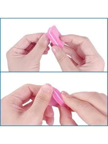 1/10/30/50/100/150/300/500pcs Mini Nail Buffer Blocks, Suitable For Acrylic & Natural Nails, 100/180 Grit Nail Polishing Blocks, Bulk Nail Buffers, Professional Manicure Nail Files, Nail Accessories - Nhiều màu - Xem 8