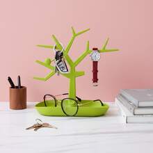 1 pezzo Supporto portamonili a forma di albero, portacollane, portachiavi, organizer creativo per orecchini, espositore per bracciali, decorazione per l'ingresso