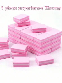 1/10/30/50/100/150/300/500pcs Mini Nail Buffer Blocks, Suitable For Acrylic & Natural Nails, 100/180 Grit Nail Polishing Blocks, Bulk Nail Buffers, Professional Manicure Nail Files, Nail Accessories - Nhiều màu - Xem 13
