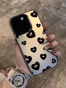 1pc Fashionable Printed Anti-Drop Phone Protective Case, Compatible With IPhone 11, 12, 13, 14, 11 Pro Max, 12 Pro Max, 13 Pro Max, 14 Pro Max, XR, 15, 15 Pro, 15 Pro Max, 16, 16 Pro, 16 Pro Max - Multicolor - View 2