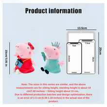 Peppa Pig 官方授权小猪佩奇毛绒挂件 – 职业角色扮演系列，包含摄影师和自由女神像佩奇造型 – 中大型柔软毛绒玩具钥匙扣，适合收藏家和粉丝 – 可爱的挂件，可挂在手提包、书包上 - 彩色 - 查看 7