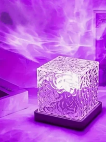 1 pieza Lámpara de proyección Aurora - Luces del norte de 16 colores cambiantes, luz de ambiente de cielo estrellado con control remoto USB, luz nocturna para decoración de dormitorio, luz de meditación para dormir regulable, efecto de galaxia de alta calidad, lámpara de atmósfera romántica, control remoto, ideal para entusiastas de la meditación - Multicolor - Ver 1