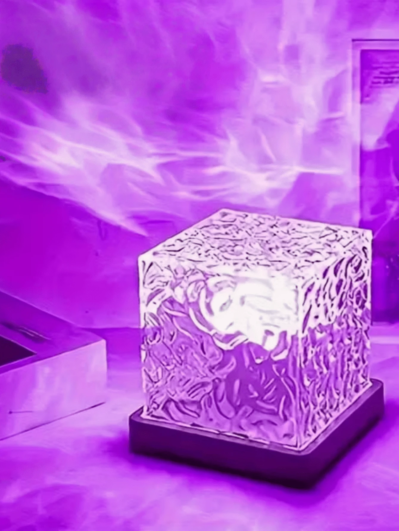 1 pieza Lámpara de proyección Aurora - Luces del norte de 16 colores cambiantes, luz de ambiente de cielo estrellado con control remoto USB, luz nocturna para decoración de dormitorio, luz de meditación para dormir regulable, efecto de galaxia de alta calidad, lámpara de atmósfera romántica, control remoto, ideal para entusiastas de la meditación - Multicolor - Ver 1