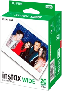 PELICULA FUJIFILM INSTAX WIDE- PACK 20 FOTOS (2X10) - Blanco - Ver 4