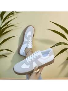 New Fashion Versatile Sports Shoes For Women - Grey - View 5
