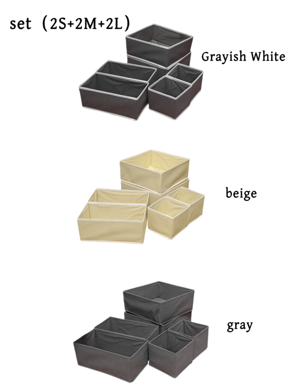 مجموعة صناديق تخزين متعددة القطع - صندوق تخزين ملابس داخلية قابل للطي، مجموعة صناديق تخزين الملابس، صناديق تخزين من الورق المقوى بسحاب في الأسفل، صناديق تخزين أحادية اللون بطراز بسيط لغرفة المعيشة للتحكم عن بعد، غرفة النوم للملابس الداخلية والملابس، الحمام للأغراض المتنوعة، ديكور المنزل، ديكور غرفة النوم، صناديق تخزين عصرية بأحجام مختلفة لأغراض متنوعة