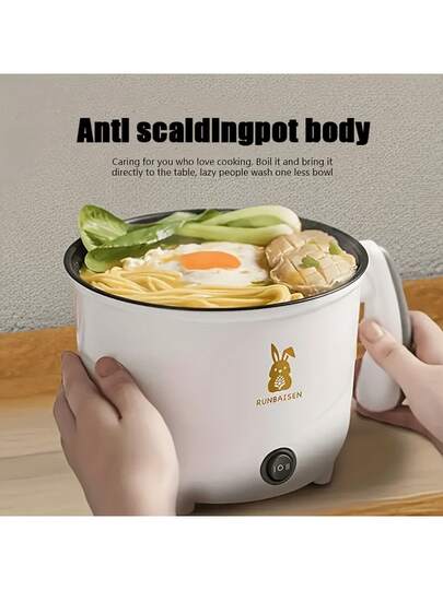  SOKANY 多功能电饭煲，学生电饭煲，宿舍迷你电饭煲，多功能一体锅，火锅，2档火力，煎/煮/炖/煮，适合1-3人使用，不粘内胆，易于清洁，省时省力，双温控，干烧保护，自动断电