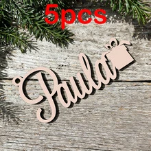 1/3/5 Stück personalisierte Weihnachts-Acryl- & Holz-Wort-Ornamente, individualisierbare Name/Nachricht Hängedekoration für Weihnachtsbaum, Tischplatzierung, Weihnachtsgeschenk-Anhänger für Familie, Freunde, Feiertags-Party, Heim-Dekoration, Fröhliche Weihnachten, Freude, Frieden, Glaube, anpassbare Hängeornamente, Thanksgiving, Neujahr, Festliche Dekorationszubehör, perfekte Feiertags-Geschenke für Kinder, Erwachsene, Festliche Heim-Party, Tisch-Mittelstück-Dekoration - Mehrfarbig (Weihnachten1) - Übersicht 23