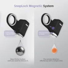 COMITOK Magnetic Shooting Handle, Compatible With Apple Phones, Detachable Remote Control, One-Click To Launch Native Camera App, Exposure Lock | Rechargeable DSLR Shutter | Perfect Gift For Photographers - Black - View 10