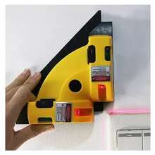 1 pieza Nivel láser multinivel, herramienta de medición láser de 90 grados, nivel láser, alto nivel de infrarrojos de precisión, herramientas de medida de azulejos, regla de nivelado láser alta precisión fácil de operar, conveniente de usar. - Amarillo - Ver 11