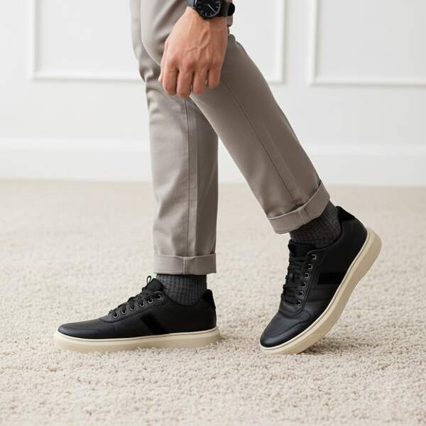 Sapatênis Tênis Casual Masculino Traje Fino Urbano Versátil