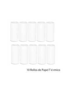 10 rollos de papel de impresión