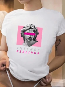 ELCOO Women T-Shirts - White - View 7