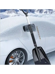 Telescopic Snow Shovel, New Winter Retractable Snow Shovel, Car Snow Shovel Removable Snow Cleaning Tool, Thickened Snow Pusher Shovel