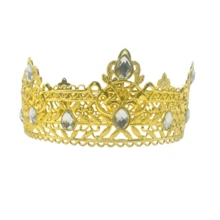 2pcs/Set Birthday King Crown And Sash Ribbon, Royal Gold King Crown For Men Party Decoration Prom Birthday Gifts For Men King Pageant Crown,Christmas Wedding Party Bachelor Party Costume Party For Women And Men - Multicolor - View 16