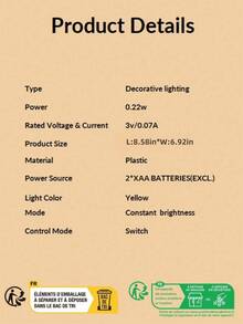 1pc 21.8cm/8.58in Holiday Party Lighting Decor, Christmas Decoration Light, Outdoor LED Light, Digit 0-9, Letter A-Z, Christmas Decoration Digit Light, Holiday Accessories, Wedding Birthday Party Supplies, Room Scene Decor - Black - View 12
