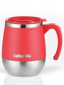 Stainless Steel Insulated Coffee Cup With Lid, Double Vacuum Insulation Suitable For Cold And Hot Beverages, Outdoor Mug With Handle For Convenient Use, Suitable For Home And Outdoor Use, Coffee Cup With Lid - Nhiều màu - Xem 12