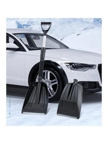 Telescopic Snow Shovel, New Winter Retractable Snow Shovel, Car Snow Shovel Removable Snow Cleaning Tool, Thickened Snow Pusher Shovel