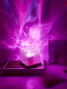 1 pieza Lámpara de proyección Aurora - Luces del norte de 16 colores cambiantes, luz de ambiente de cielo estrellado con control remoto USB, luz nocturna para decoración de dormitorio, luz de meditación para dormir regulable, efecto de galaxia de alta calidad, lámpara de atmósfera romántica, control remoto, ideal para entusiastas de la meditación - Multicolor - Ver 3