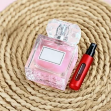 1PC Women's Perfume Spray With Free Portable Perfume Refill Bottle, Perfume Sweet Body Spray 45ml Pink Penoy And Apricot Fruit Sicilian Orange Perfume Long-Lasting Spray, Perfect For Mother's Day, Birthday Party, Wedding, Summer Vacation Beach Outdoor Sports Christmas Gift. - 花卉印花 - 查看 6