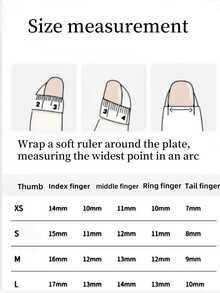 10片棕色和蓝色格子、蝴蝶结、波点、玻璃珠猫眼图案的按压式短假指甲，可爱温柔，方形和圆形可卸式假指甲，适合女性和女孩作为礼物，带收纳盒，秋冬季
