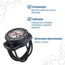 Bússola De Pulso Para Mergulho Fun Dive Alta Precisão - D - Visão 5