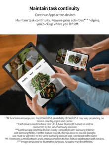 Samsung Galaxy Tab X110 WiFi 安卓平板电脑，4GB 内存，64GB 存储，8.7 英寸高清显示屏，分屏显示，杜比全景声，快速分享，轻巧便携设计，适用于流媒体播放和办公