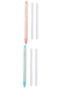 1/2/4 件自动铅笔橡皮擦，带可替换芯，素描、绘画、学校、书写文具，日式设计 - Grey set - 查看 13