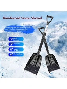 Telescopic Snow Shovel, New Winter Retractable Snow Shovel, Car Snow Shovel Removable Snow Cleaning Tool, Thickened Snow Pusher Shovel