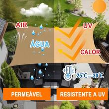 90% Shade Cloth For Garage And Pool, UV Protection And Quick Installation - Coffee Brown - View 2