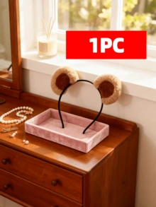 1 pieza/2 piezas Diadema con orejas de oso marrón adorable y ajustable, diadema con orejas de oso, adecuada para fiestas de disfraces, fiestas de noche, maquillaje, lavado de cara, accesorios para el cabello de mujer, diadema para atar, disfraz de Halloween (Debido a las diferencias en la iluminación de la toma y los parámetros de la pantalla de la cámara, puede haber ligeras diferencias de color en el producto) - Multicolor - Ver 15