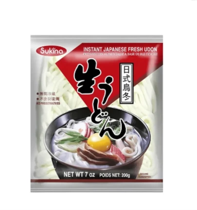 Macarrão Oriental Nama Udon Pré Cozido S/Tempero 200g Sukina